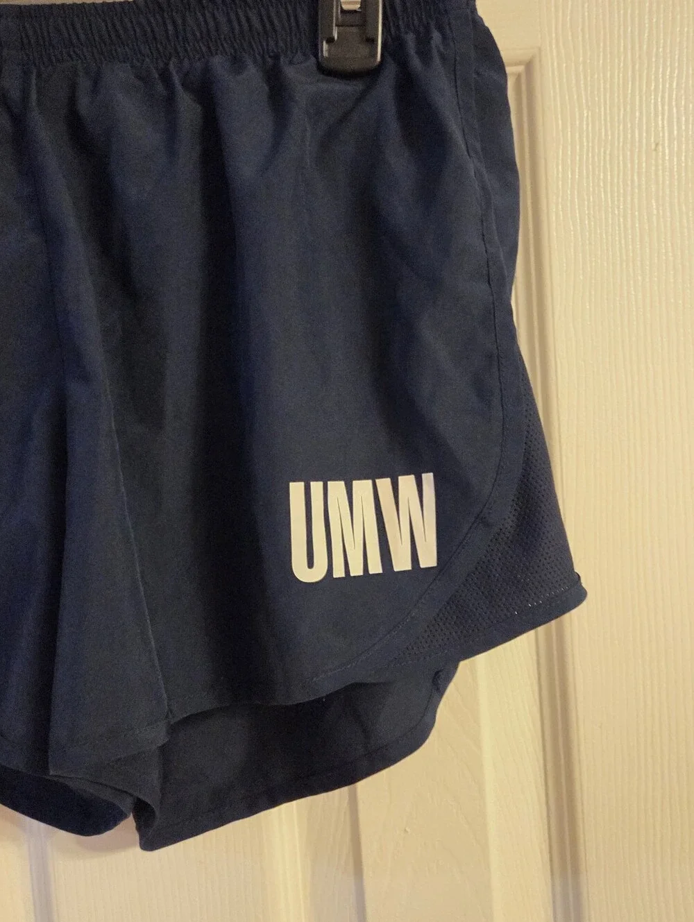 Nike UMW University of Mary Washington Athletic Running Shorts Navy